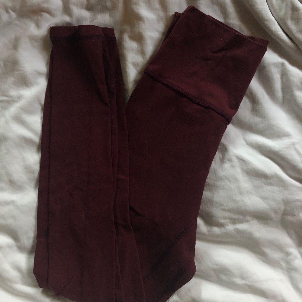 FLEXX FIT Maroon leggings